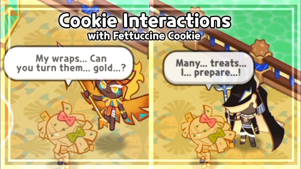 Fettuccine Cookie's Interactions are so Wholesome 🥹🩷 || Cookie Run ...