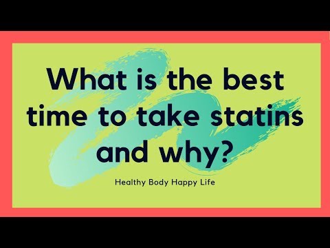 What is the best time to take statins and why? | About HighCholesterol