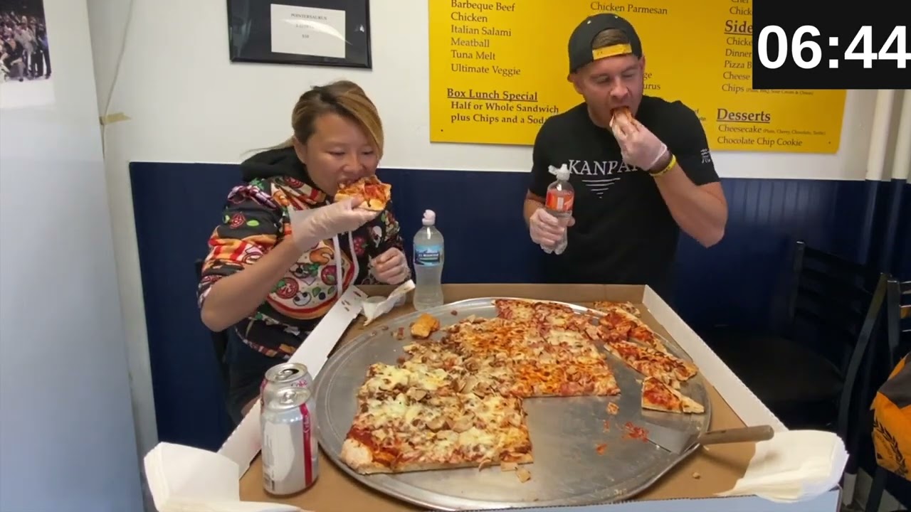 $500 CASH PRIZE Pointersaurus PIZZA CHALLENGE in St  Louis, Missouri!!! 