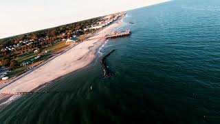 Flying around Buckroe Beach in Hampton, VA - FPV Quad