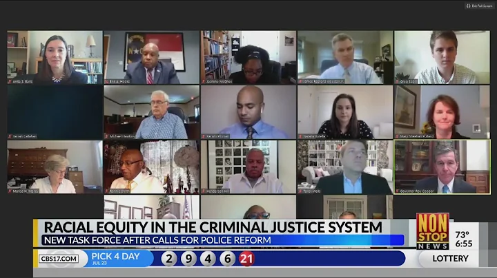NC racial equity task force to hold public Zoom session