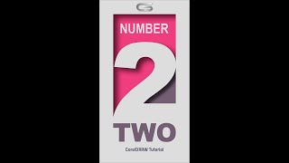 Design Number Two 3d - CorelDRAW 2022 Tutorial #shorts Design Number Two 3d - CorelDRAW 2022 Tutorial #shorts
