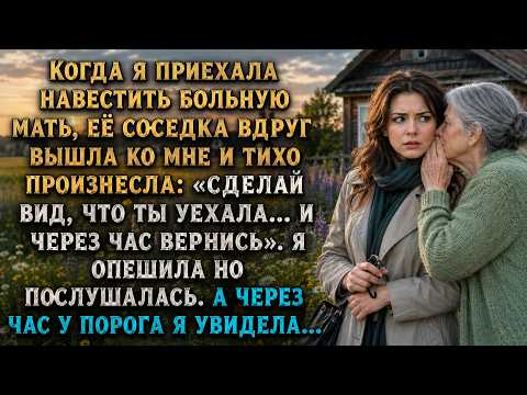 Уезжай и вернись через час тихо  попросила соседка мамы  Я вернулась и застыла у двери