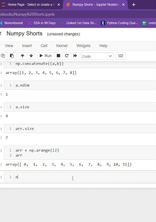 How to Reshape Array in Numpy in Hindi - YouTube