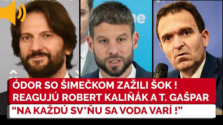 TOTO nerozdýchajú! Kaliňák a Gašpar VRACAJÚ úder Šimečkovi a Ódorovi: ZA ROBERTA FICA!