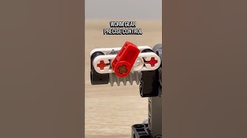 Worm Gear Precise Control #lego #legotechnic #mechanical #mechanism #gears #creative #engineering