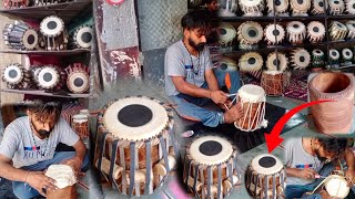 Tabla Making||How to Make Musical Drums (Tabla) in Pakistan||Handmade Wooden Tabla Making Process|