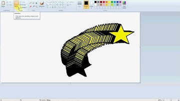 Super Easy 3D/Shadowing effects in MS Paint