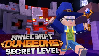 Minecraft Dungeons - Secret Level Gameplay & Redstone Monstrosity Boss Fight