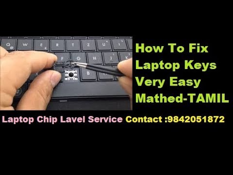 How to Fix Broken Laptop Keyboard Keys  Laptop Key Fix  Laptop Service Coimbatore