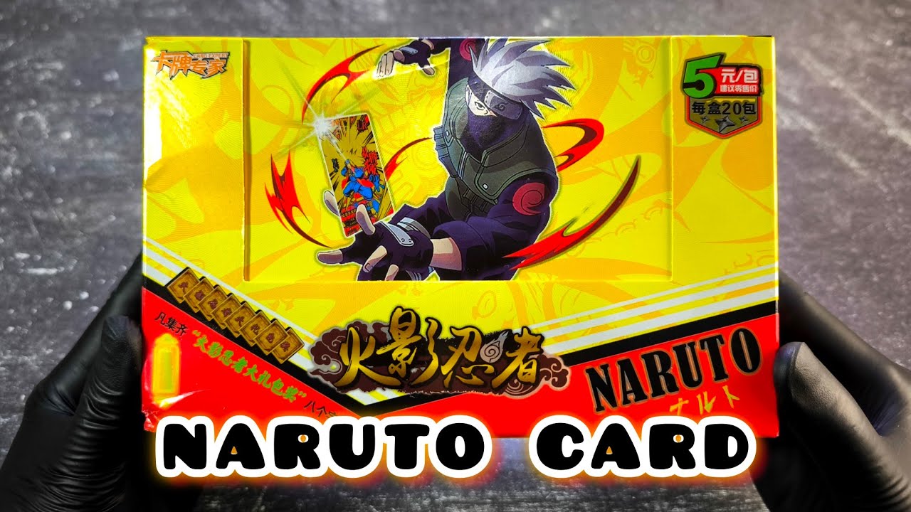 Naruto Card Opening • (CardExpert HY-5-001) - YouTube