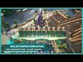 Roller Coaster Compilation 🎢💙  [Pixel Continents Park] | Planet Coaster