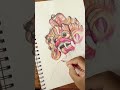This devil dancer isn’t just art, It’s energy on paper.👹 #devil #artasmr  #pencilart  #srilankanart
