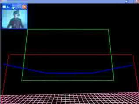Flight over landscape via hand gestures (webcam for input)