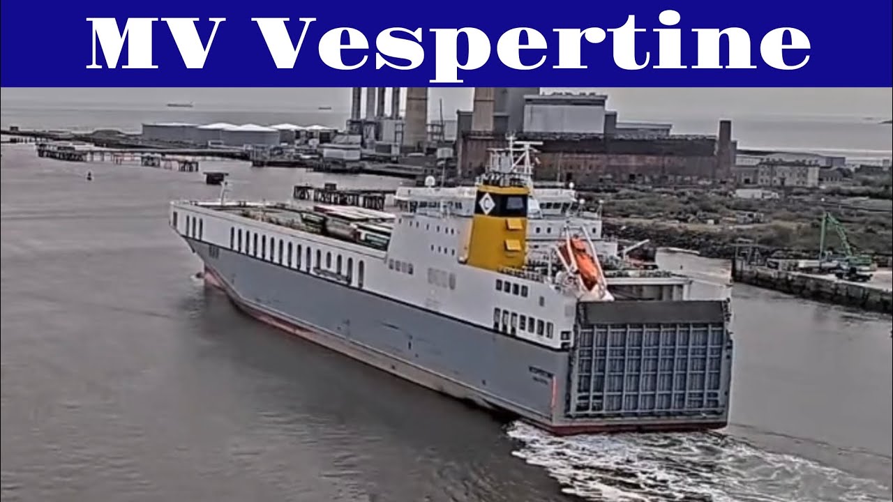 MV Vespertine leaving Dublin