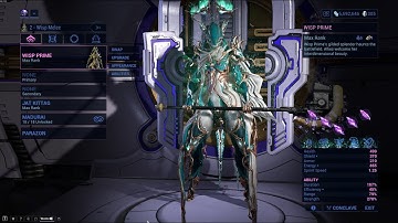 Wisp Prime Melee Focused Build Showcase | Warframe Vallis Undermind