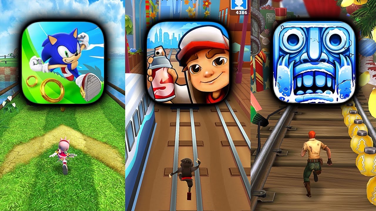 Sonic Dash vs Subway Surfers vs Temple Run 2 Android Gameplay HD - YouTube