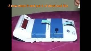 Green Paper Seal - Long ABCD Seal - How To Seal EVM