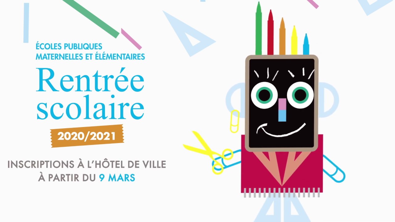 Rentree Scolaire 21 Inscriptions Youtube