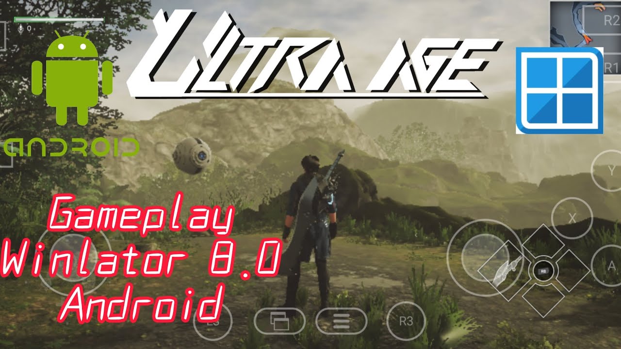 Ultra Age Winlator 8.0 Android Emulator Gameplay (Poco F5) Snapdragon 7 ...