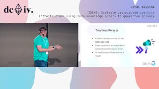 IDEN3: Scalable distributed identity infrastructure using zero-knowledge proofs to guarantee privacy Wealth