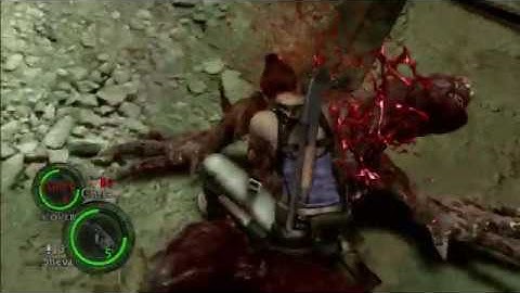 Resident Evil 5 Highlight - New Licker Solo strategy with underpowered weapons ??? (in ch. 5.3)