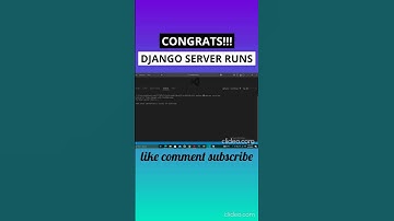 DjangoServerRuns|#coding #shorts #viralshorts #trend #new #python #django #short #interesting #viral