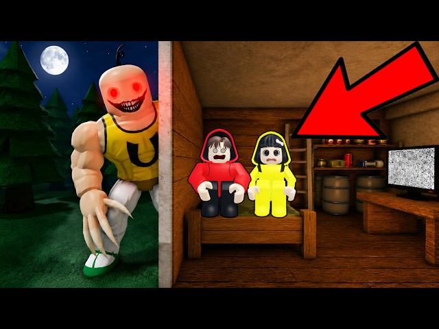 Yuta, Mio Dan Baby Celine Dikejar Upin Jahat Sampe Kedalam Bunker || ROBLOX