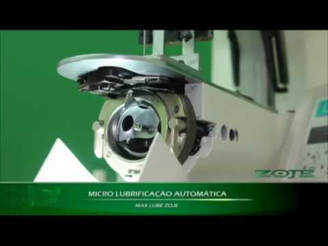 Máquina Travete Eletrônica Zoje com área de costura de 40 x 30 mm, permite executar costuras de reforço e diversos tipos de ...