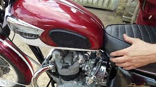 1972 Triumph T100R Daytona 500cc at Andy Tiernans #08858TRI