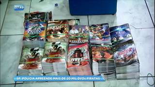 Polícia Apreende Mais De 20 Mil Dvds Piratas Na 25 De Março, Em Sp