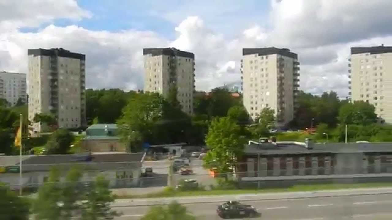 Stockholm - Tunnelbana Ride - Green Line (Hagsätra Branch) 2015 06 21