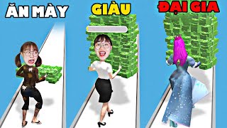 Hà Sam Giúp Đỡ Đôi Vợ Chồng Nghèo Trở Thành Đại Gia Trong Game Money Run 3D