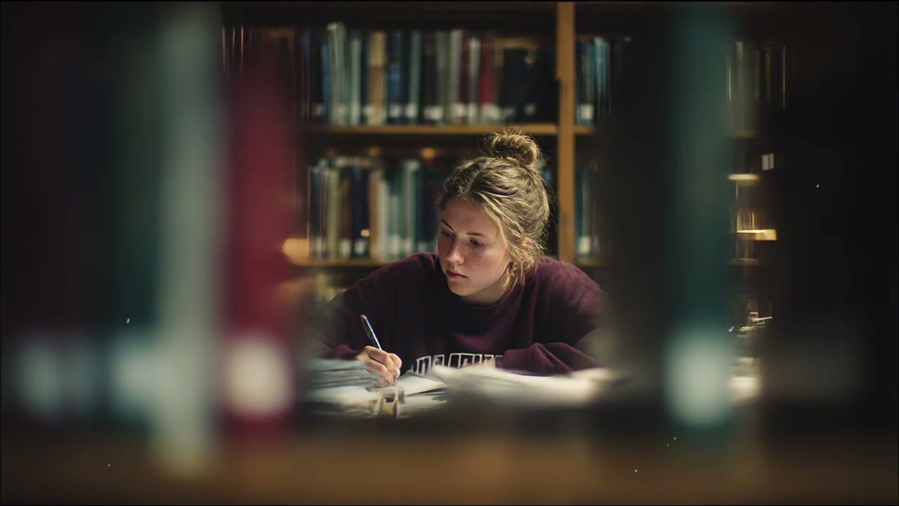 You’re in a Quiet Library Before the Exam | Study Piano Playlist