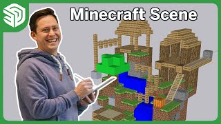 Making a Minecraft Scene with Your Own Reference Library