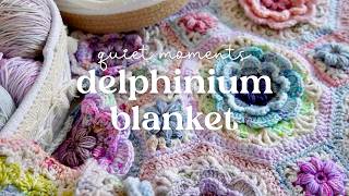 QM 35 | Delphinium Blanket 2 - Finishing the motifs, layout, joining & the ta-dah moment
