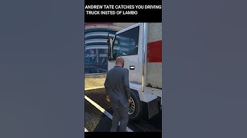 GTA 5 ANDREW TATE CATCHES YOU DRIVING A TRUCK INSTED OF LAMBO #andrewtate #topg #andrewtategta