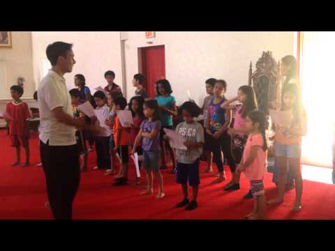 ซ้อมร้องเพลงค่าน้ำนม ณ วัดพุทธรังษี ไมอามี่