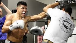 Victor Ortiz - BIG POWER SHOTS! Mitt Workout vs Andre Berto