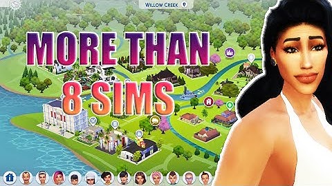 HOW TO HAVE MORE THAN 8 SIMS IN A HOUSEHOLD // THE SIMS 4