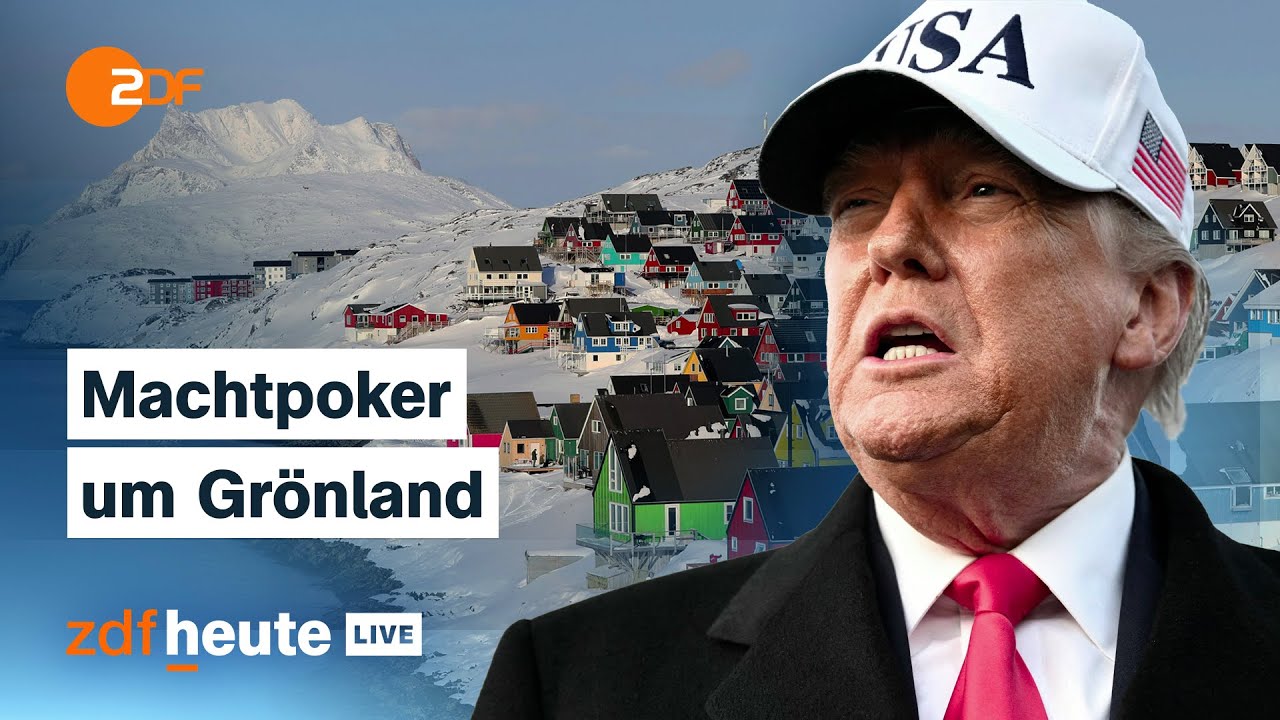 Streit um Grönland: Treffen zwischen USA, Dänemark und Grönland | Analyse bei ZDFheute live