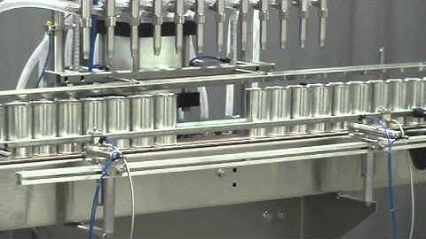 Piston filler with bottom up filling system, explosion proof, manufactured by Acasi Machinery