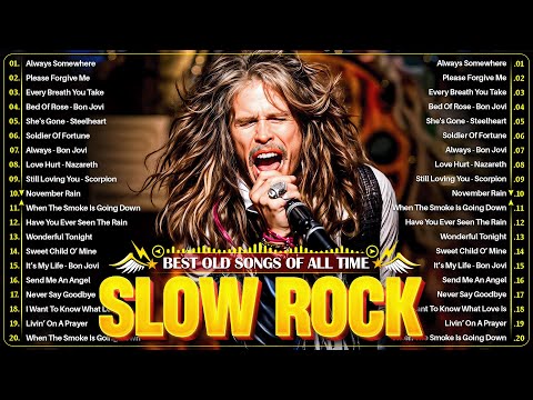 Aerosmith Nirvana Scorpions BonJovi Led Zeppelin Greatest Hits Slow Rock Ballads 70s 80s 90s 