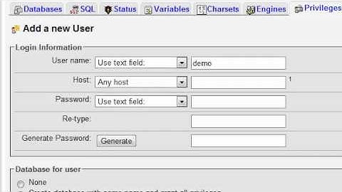 Joomla 2.5_1.7_1.6 Tutorial - Lesson 4c - Database installation - phpMyAdmin