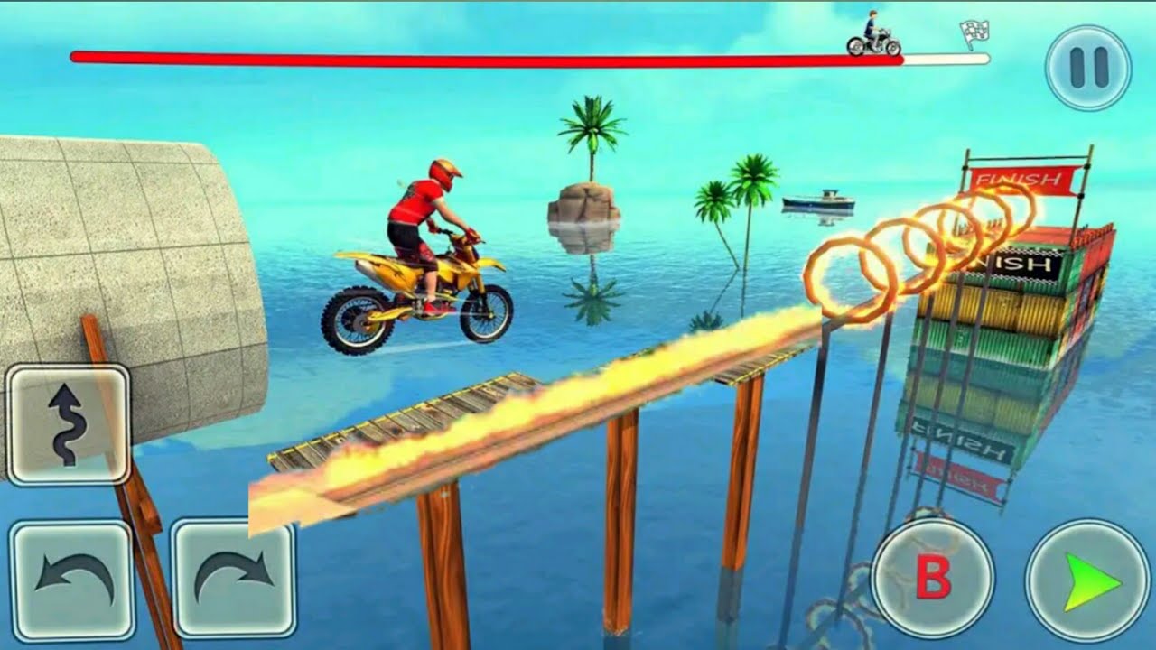 Deadly Mega Bike Stunts || Bike Stunt Race 3D Bike Racing Games 2020