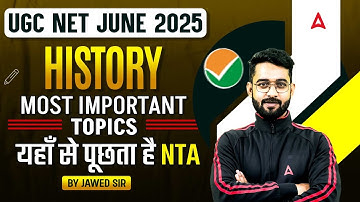 UGC NET History Most Important Topics | UGC NET History Questions By Jawed Sir