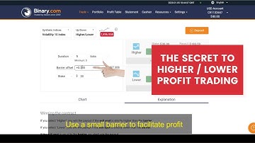 Secrets to Higher / Lower Profit Trading Using Number Analysis - Binary.com Trading Strategy
