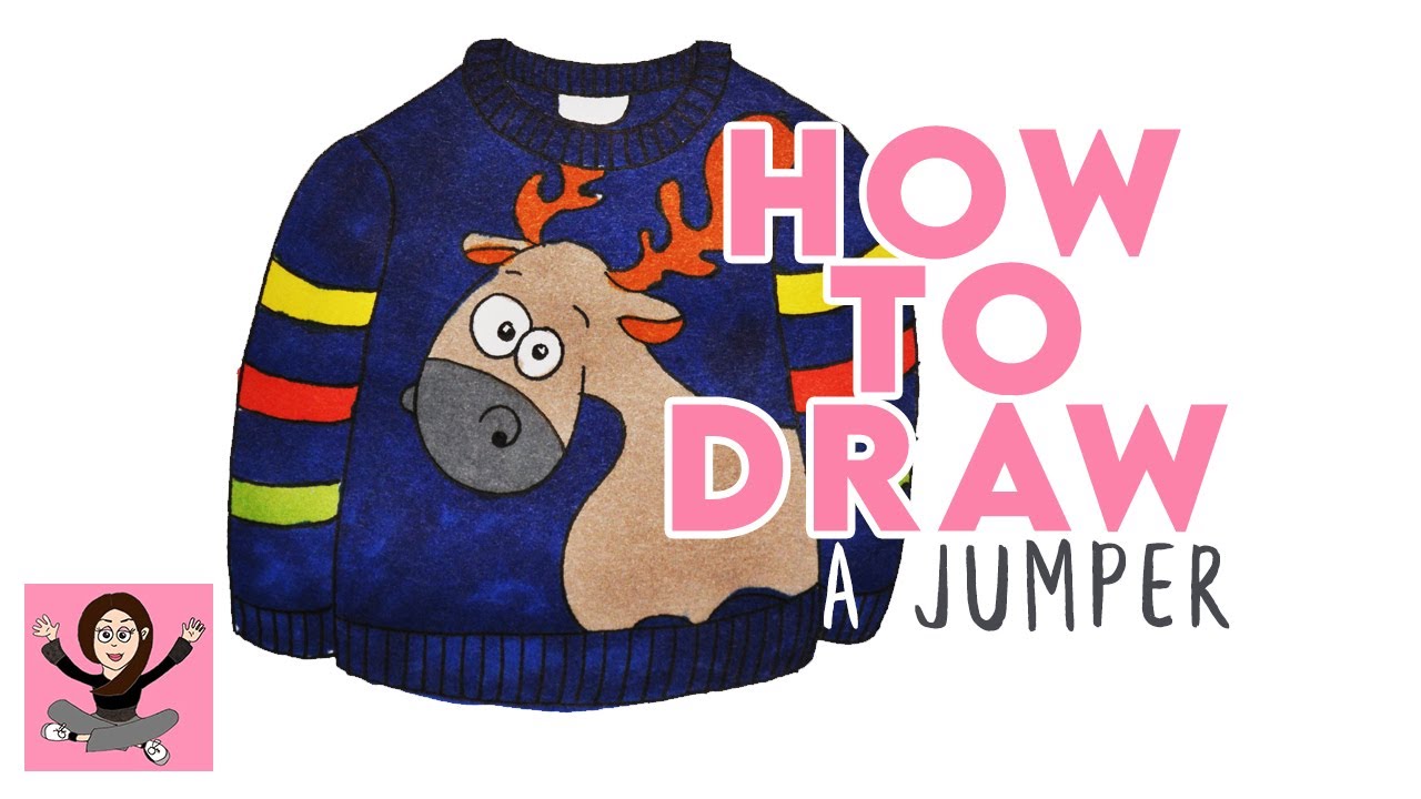 How to Draw A CHRISTMAS JUMPER / Easy Step by Step YouTube