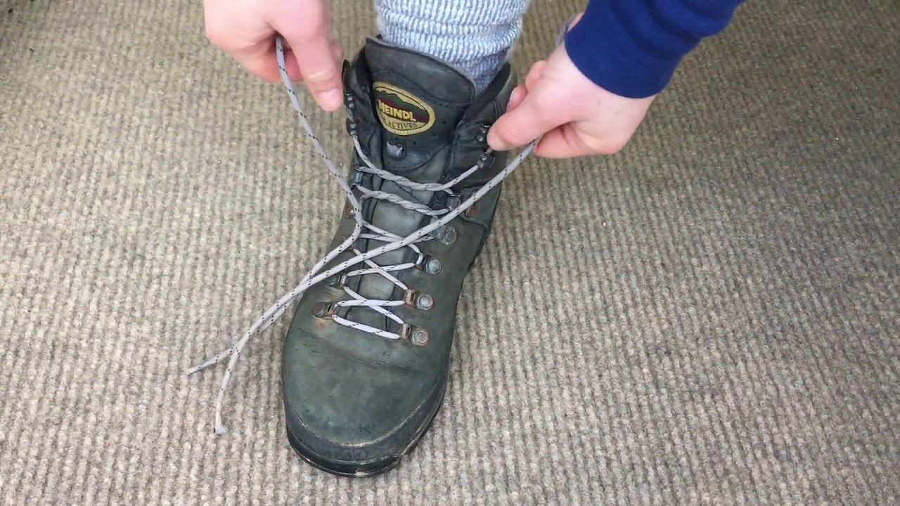 best way to lace hiking boots