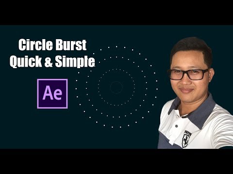 Tutorial After Effects | Tips to create dotted circle burst Quick & simple